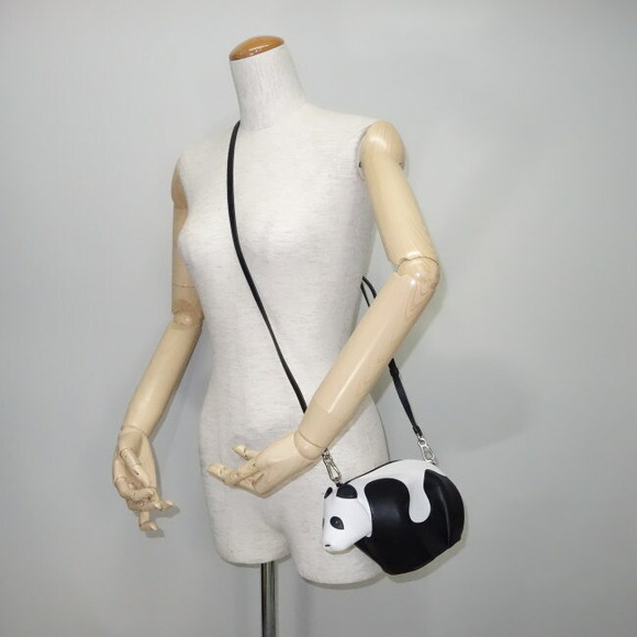 Loewe Panda Shoulder Bag Black White Calfskin - Picture 3 of 3